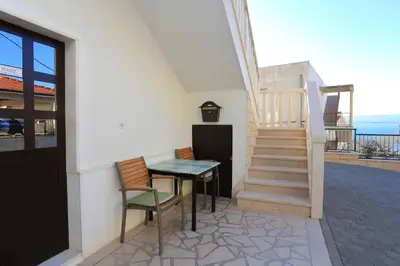 Balkon ili terasa u objektu Apartments by the sea Duce, Omis - 16406