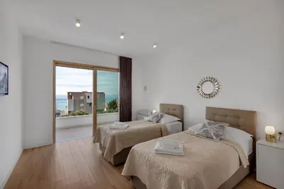 Krevet ili kreveti u jedinici u objektu Villa Ulika Makarska