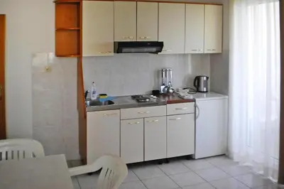 Kuhinja ili čajna kuhinja u objektu Apartment in Nemira with Stunning Sea Views