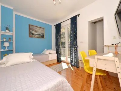 Krevet ili kreveti u jedinici u objektu Holiday Home Žrnovnica