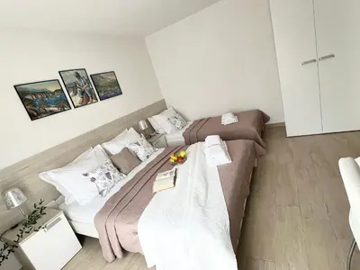 Krevet ili kreveti u jedinici u objektu Apartments Irma