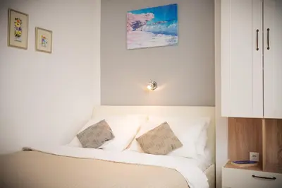 Krevet ili kreveti u jedinici u objektu Villa Rajski Dvor