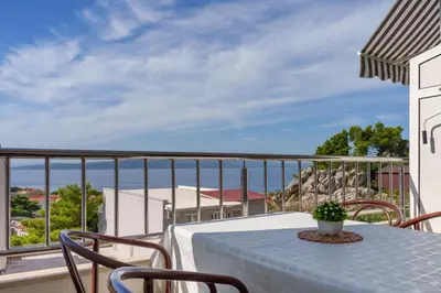Balkon ili terasa u objektu Apartments with parking space Baska Voda, Makarska - 16517
