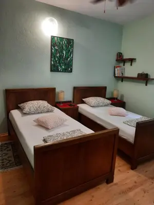 Krevet ili kreveti u jedinici u objektu Kuća za odmor OllaRosa