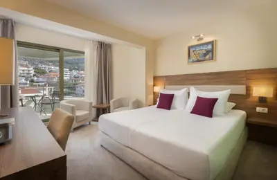 Krevet ili kreveti u jedinici u objektu Hotel Park Makarska