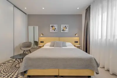 Krevet ili kreveti u jedinici u objektu Villa Luna Podstrana