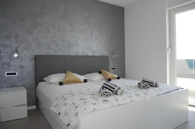 Krevet ili kreveti u jedinici u objektu Luxury Apartments Beach