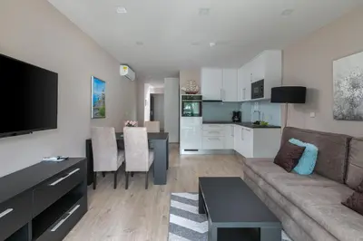 Kuhinja ili čajna kuhinja u objektu Apartman Bella