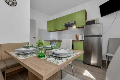 Kuhinja ili čajna kuhinja u objektu Rosalia Apartments