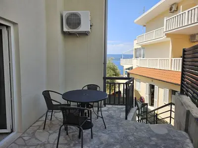 Balkon ili terasa u objektu Apartmani Katja