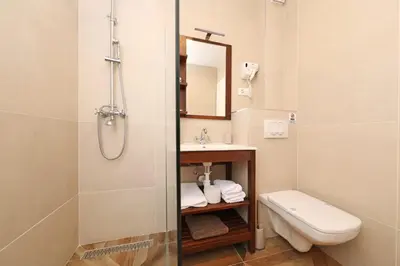 Kupaonica u objektu Apartments REDSTONE luxury apartments