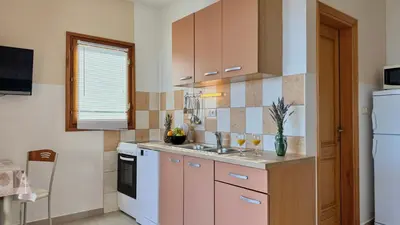 Kuhinja ili čajna kuhinja u objektu Apartments Bala