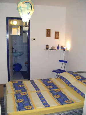 Krevet ili kreveti u jedinici u objektu Apartments Adria Blue