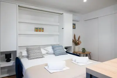 Krevet ili kreveti u jedinici u objektu Apartments Deluxe Vučko