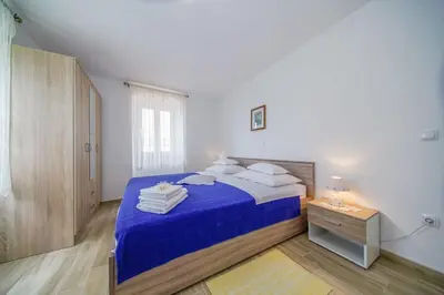 Krevet ili kreveti u jedinici u objektu Apartment Nedjeljka