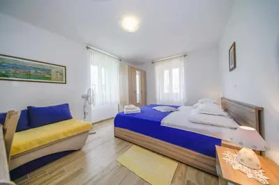 Krevet ili kreveti u jedinici u objektu Apartment Nedjeljka
