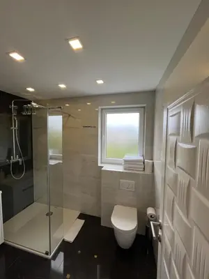 Kupaonica u objektu Luxury apartment Alexandar