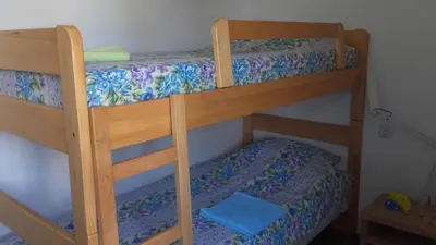 Krevet ili kreveti na kat u jedinici u objektu Holiday home Pavarotti