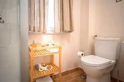 Kupaonica u objektu Hvaretta villas with private pools