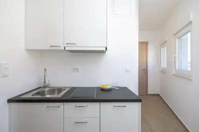 Kuhinja ili čajna kuhinja u objektu Blue Wonder Apartments