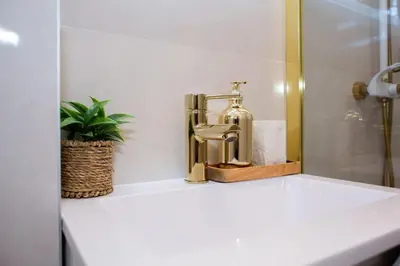 Kupaonica u objektu TOP LOCATION! BEACH & CENTER APT 4