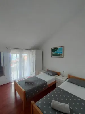 Krevet ili kreveti u jedinici u objektu Baška Voda - Apartmani Vesna