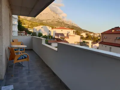 Pogled na planine ili pogled na planine iz apartmana