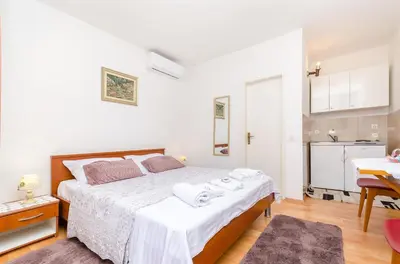 Krevet ili kreveti u jedinici u objektu Apartments Emmas studio