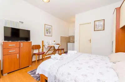Krevet ili kreveti u jedinici u objektu Apartments Emmas studio