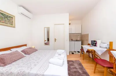 Krevet ili kreveti u jedinici u objektu Apartments Emmas studio