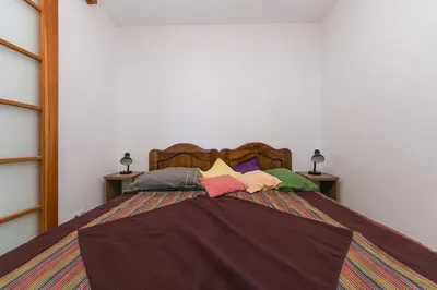 Krevet ili kreveti u jedinici u objektu Apartments by the sea Brela, Makarska - 16950