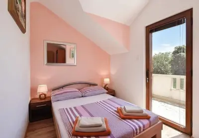 Krevet ili kreveti u jedinici u objektu House Niksi