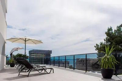 Balkon ili terasa u objektu Lion's Beach Apartment