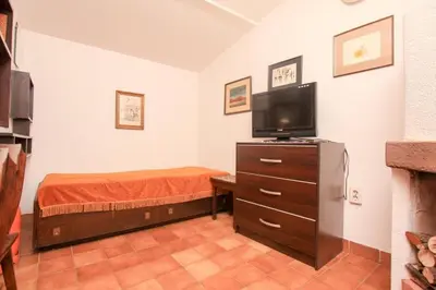 TV i/ili zabavni centar u objektu Apartment Lavender