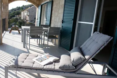 Balkon ili terasa u objektu Zavala-Lighthouse