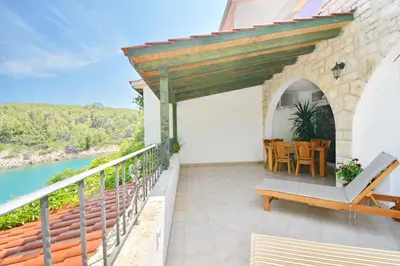 Balkon ili terasa u objektu Bay House Rosohotnica