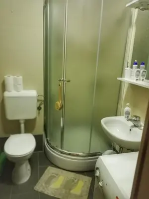 Kupaonica u objektu Apartman Matan, Postira