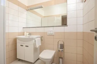 Kupaonica u objektu VILLA MILLA with private pool, jacuzzi, sauna, gym, max. 8 person