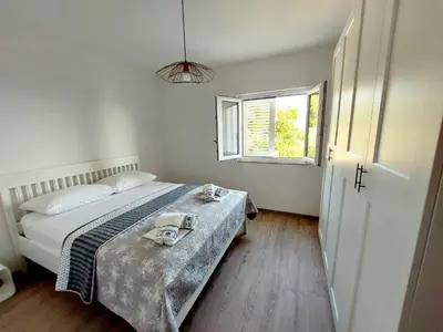 Krevet ili kreveti u jedinici u objektu Luxury Sea View Apartment