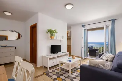 TV i/ili zabavni centar u objektu Sunlight Apartment Hvar
