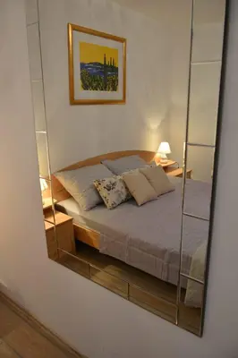 Krevet ili kreveti u jedinici u objektu Sea View Apartments with jaccuzzi