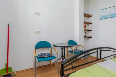 Krevet ili kreveti u jedinici u objektu Apartments by the sea Duce, Omis - 2758