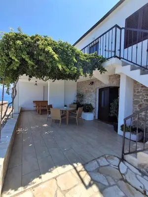 Balkon ili terasa u objektu Seaside secluded apartments Cove Virak, Hvar - 4035