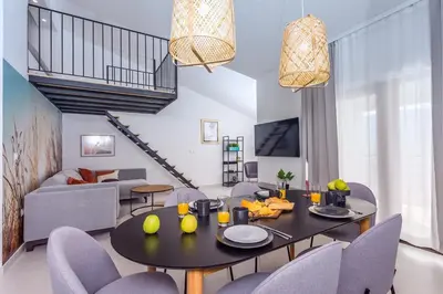 TV i/ili zabavni centar u objektu VILLA REMUSIC Pool, whirlpool, Sauna,4 bedrooms, amazing landscape