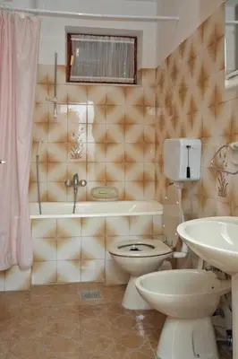 Kupaonica u objektu Apartmani Ujdur