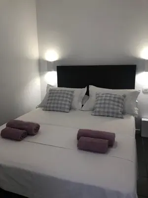 Krevet ili kreveti u jedinici u objektu Apartmani Milka i Jozo