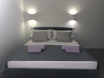 Krevet ili kreveti u jedinici u objektu Apartmani Milka i Jozo
