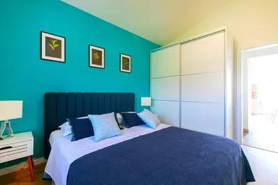 Krevet ili kreveti u jedinici u objektu Sea Sparkle Luxury Apartment