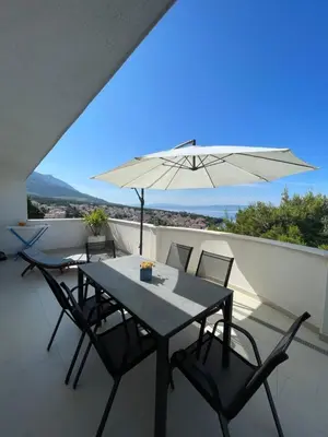 Balkon ili terasa u objektu Apartman Mili