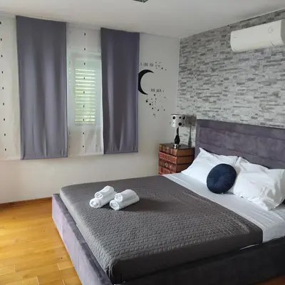 Krevet ili kreveti u jedinici u objektu Apartmani Mira Brela